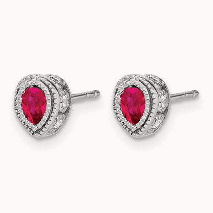 Ruby and Diamond Earrings — photo set