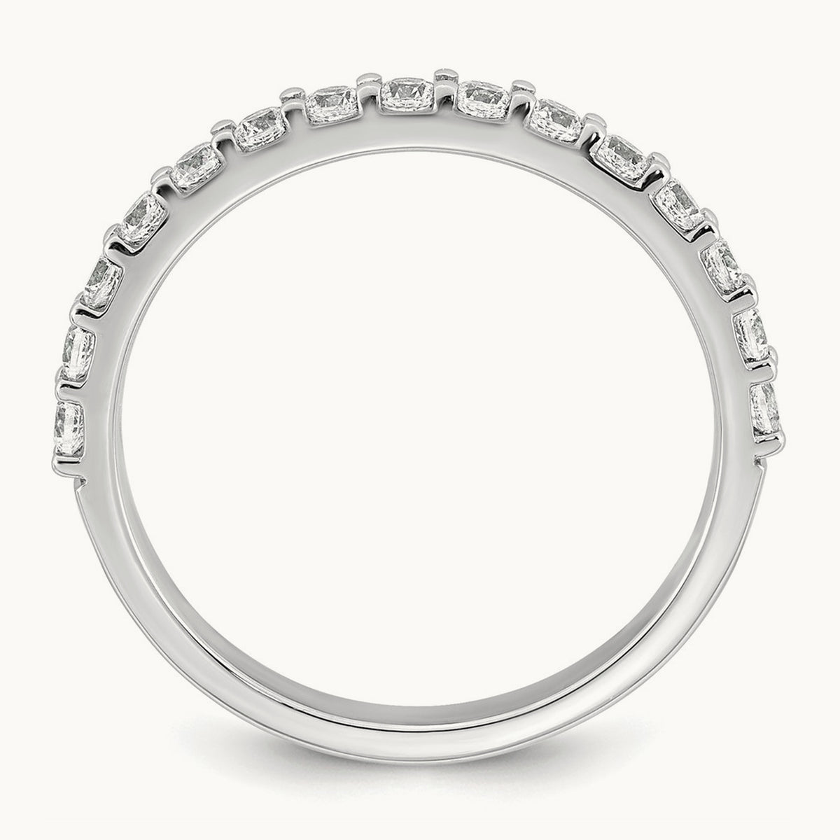 15 Stone Band, 0.50-0.75 ct tw Lab-Grown Diamond
