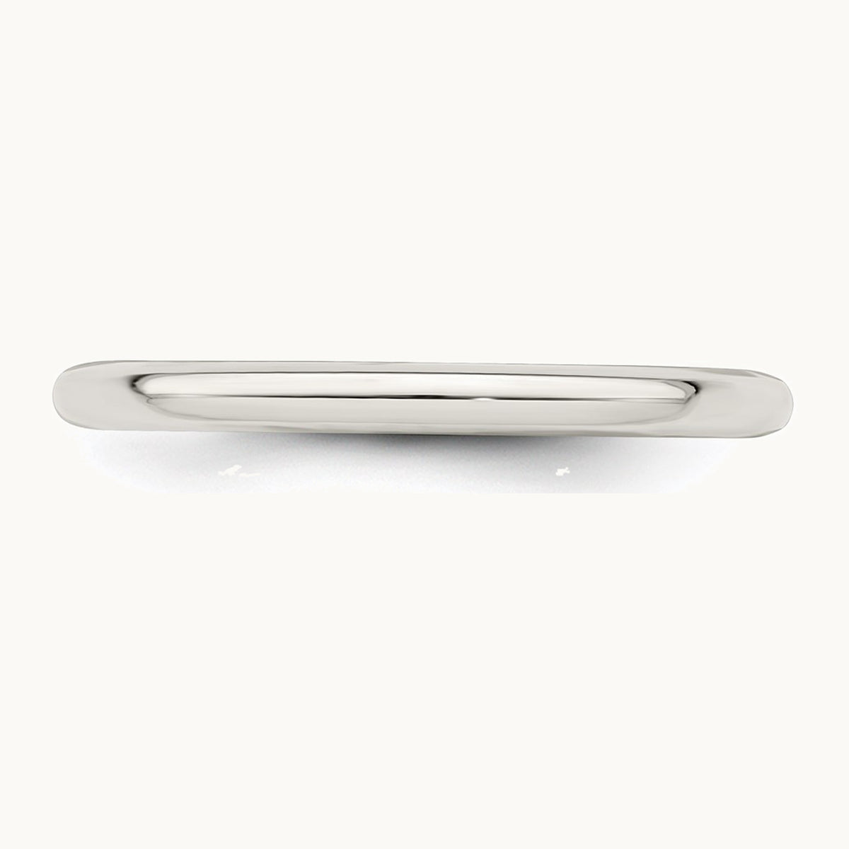 Sterling Silver 2mm Comfort Fit Band