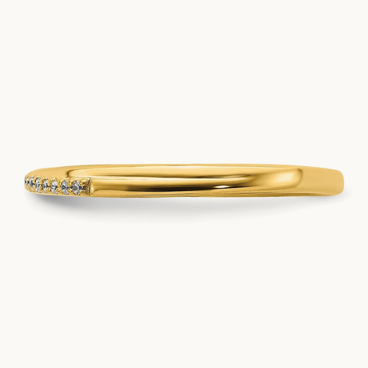 Contoured Band, 0.05 ct tw