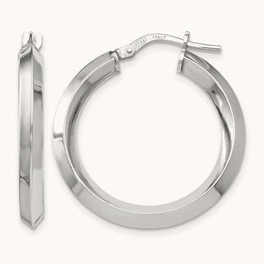 RH- Polished Hoop Earrings — Leslie's — photo set