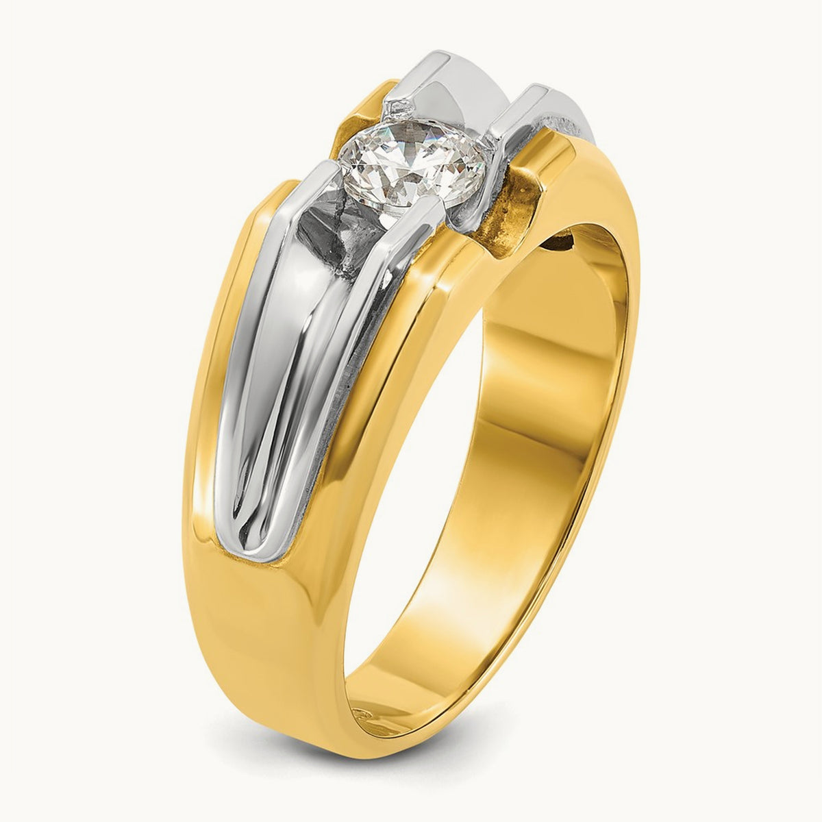 Men's Ring, 0.50 ct tw Lab-Grown Diamond