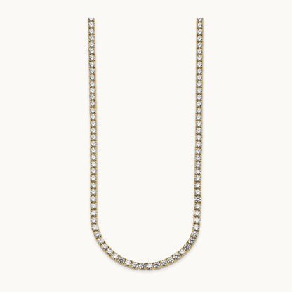 Straight Tennis Necklace, 23 3/8-30 5/8 ct Lab-Grown Diamond