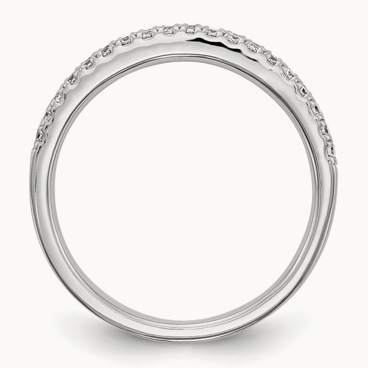 Double Row Band, 0.50 ct tw Lab-Grown Diamond
