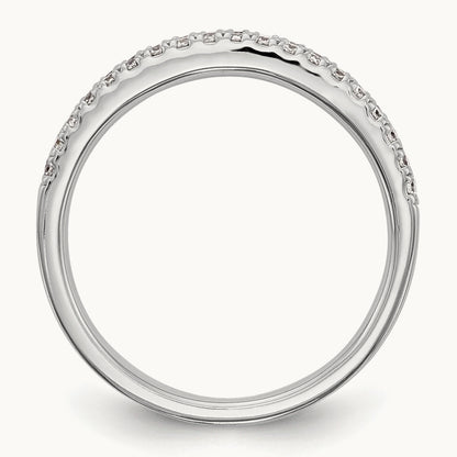 Double Row Band, 0.50 ct tw Lab-Grown Diamond