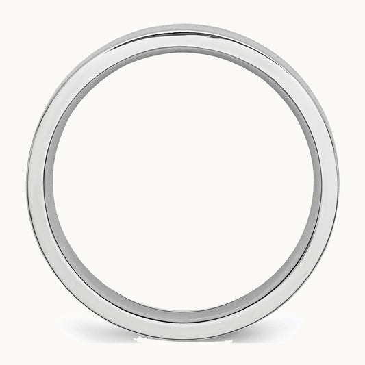 Chisel Cobalt Flat Polished 5mm Band