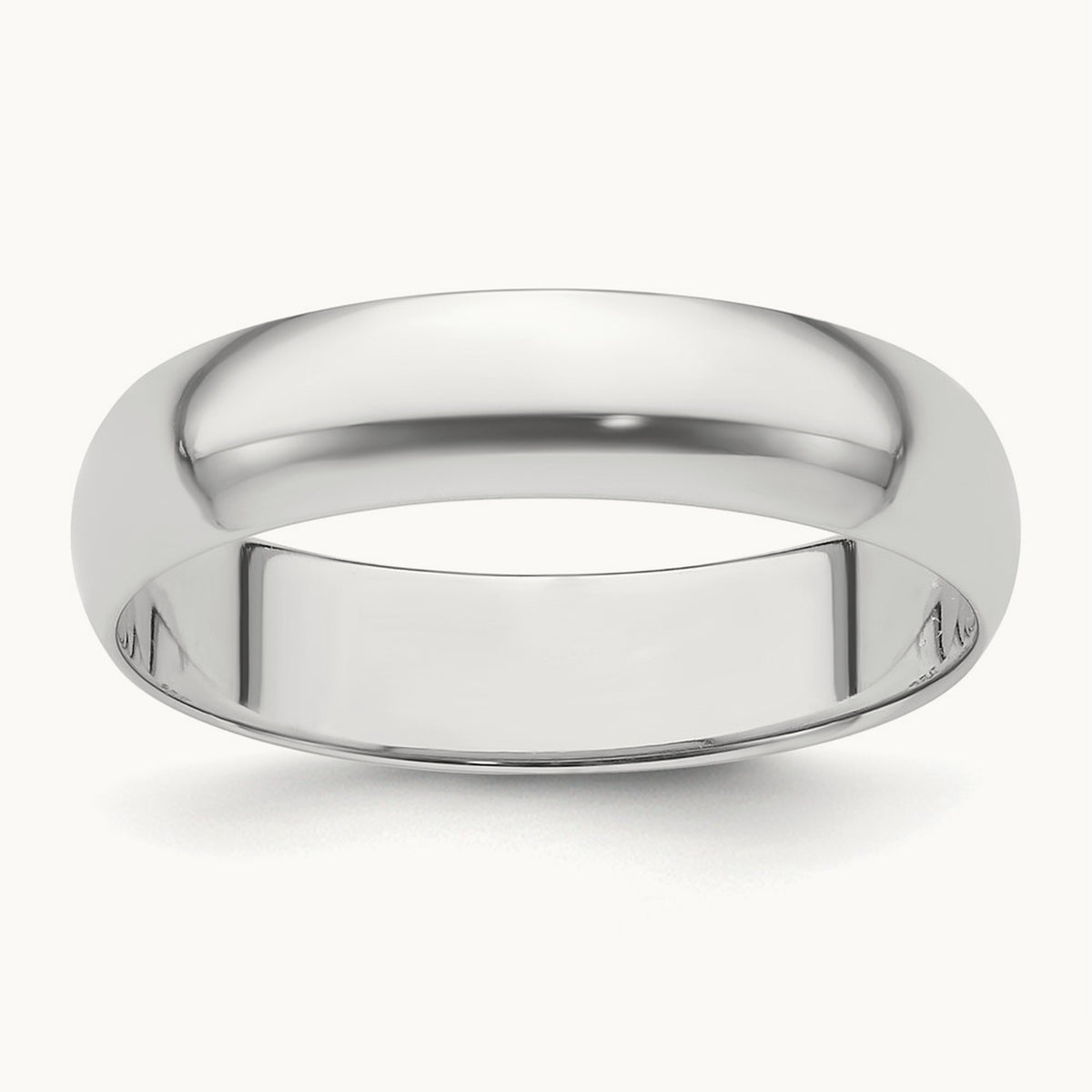 Half-Round Featherweight Band — 5mm