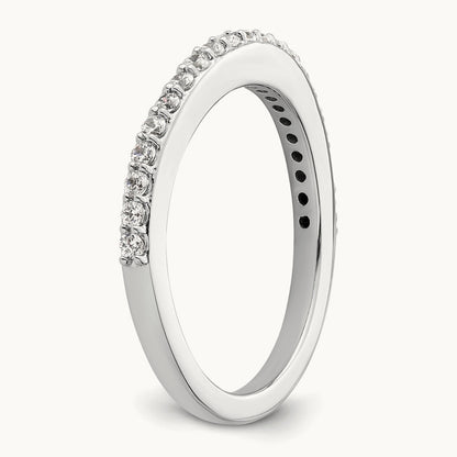 Diamond Wedding Band, 14K White Gold