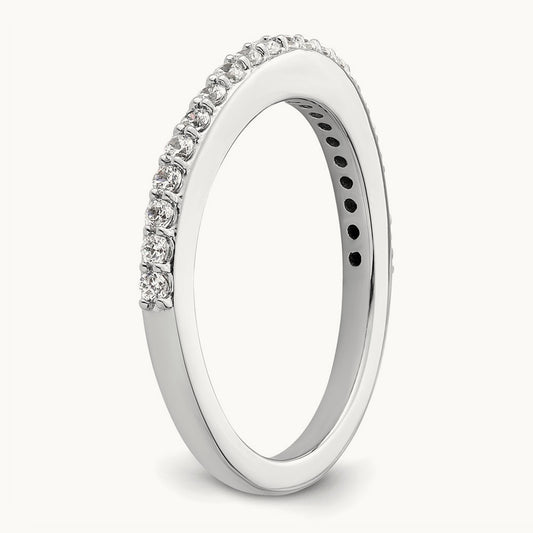 Diamond Wedding Band, 14K White Gold