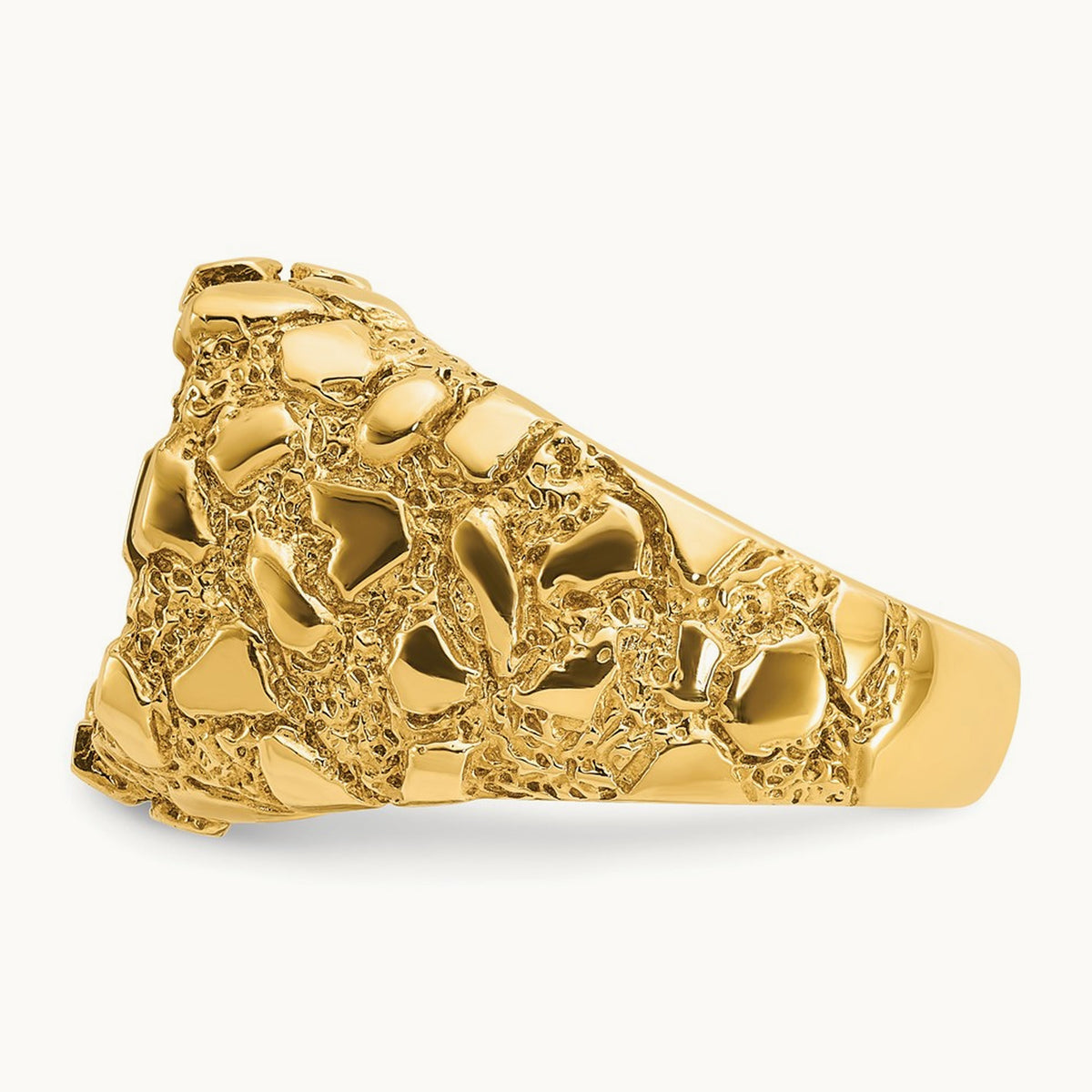 IBGoodman Men's Onyx Nugget Complete Ring, 14K