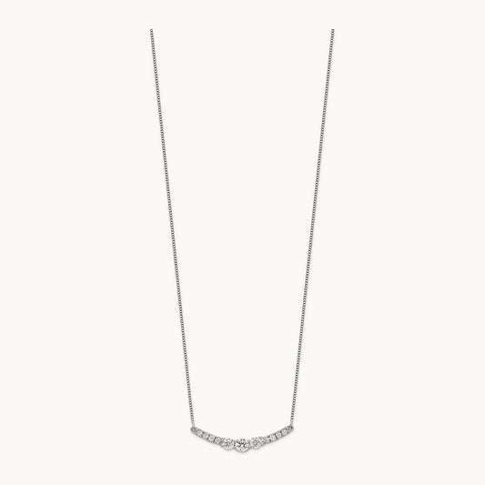 Fashion Bar Necklace, 0.75 ct tw Lab-Grown Diamond