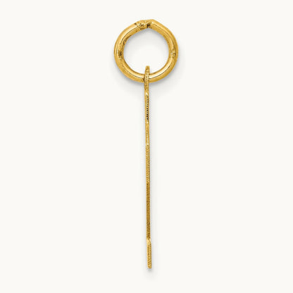 Small Polished Number 22 Charm, 14K