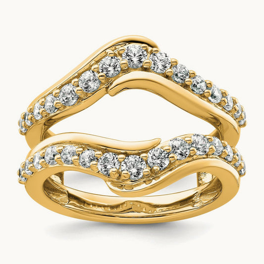 Ring Guard, 1.00 ct tw Lab-Grown Diamond — 14K Yellow Gold