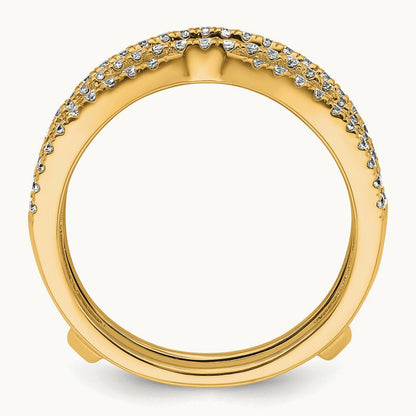 Ring Guard, 1.00 ct tw Lab-Grown Diamond — 14K Yellow Gold