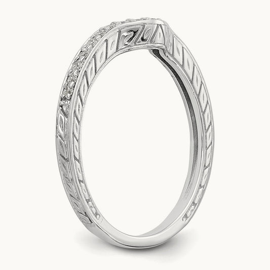 Diamond Band, 14K White Gold