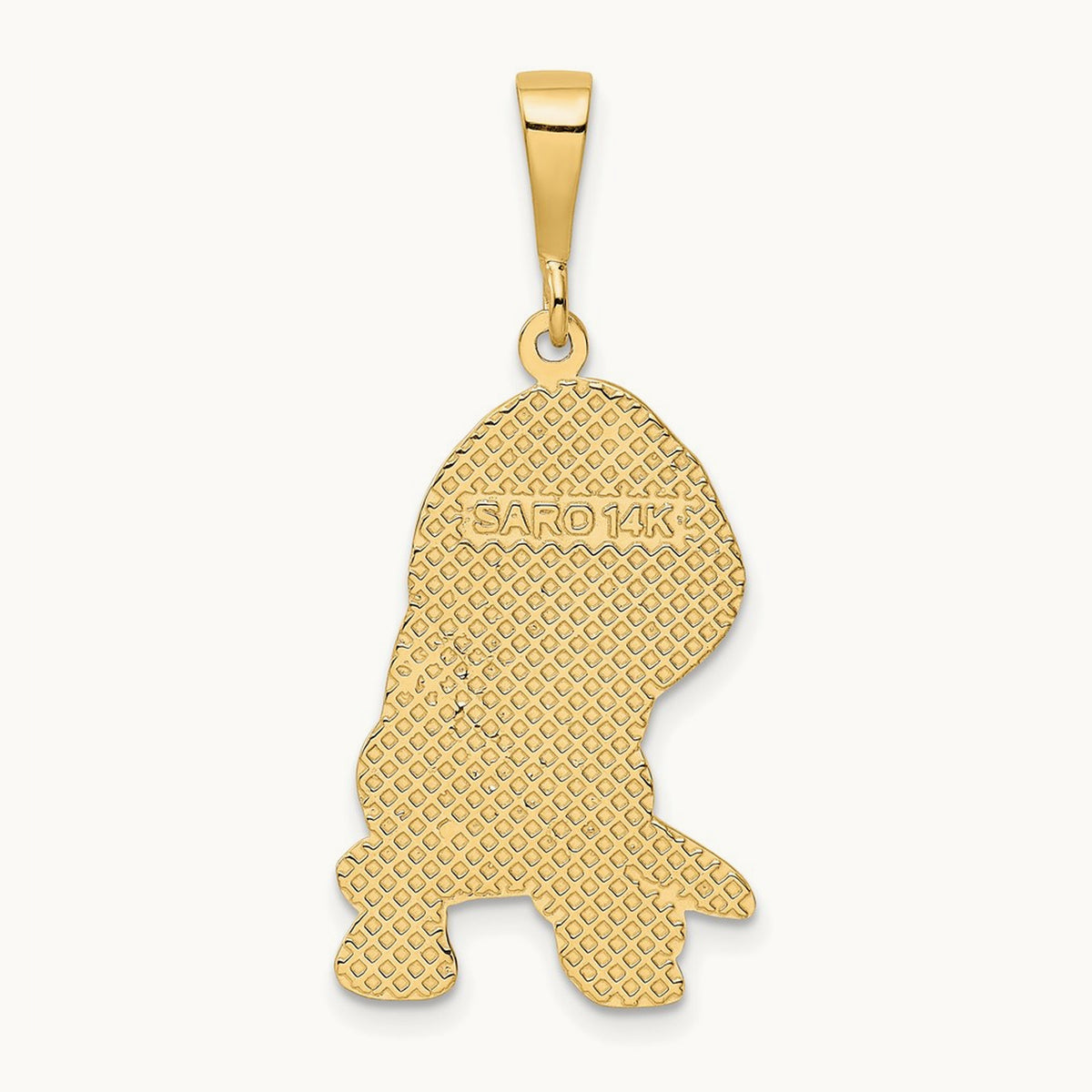 Beagle Pendant, 14K