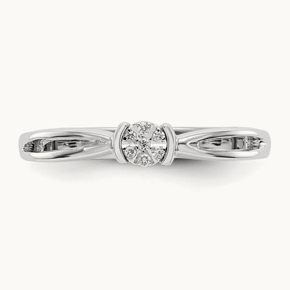 First Promise Complete Diamond Promise/Engagement Ring, 14K White Gold
