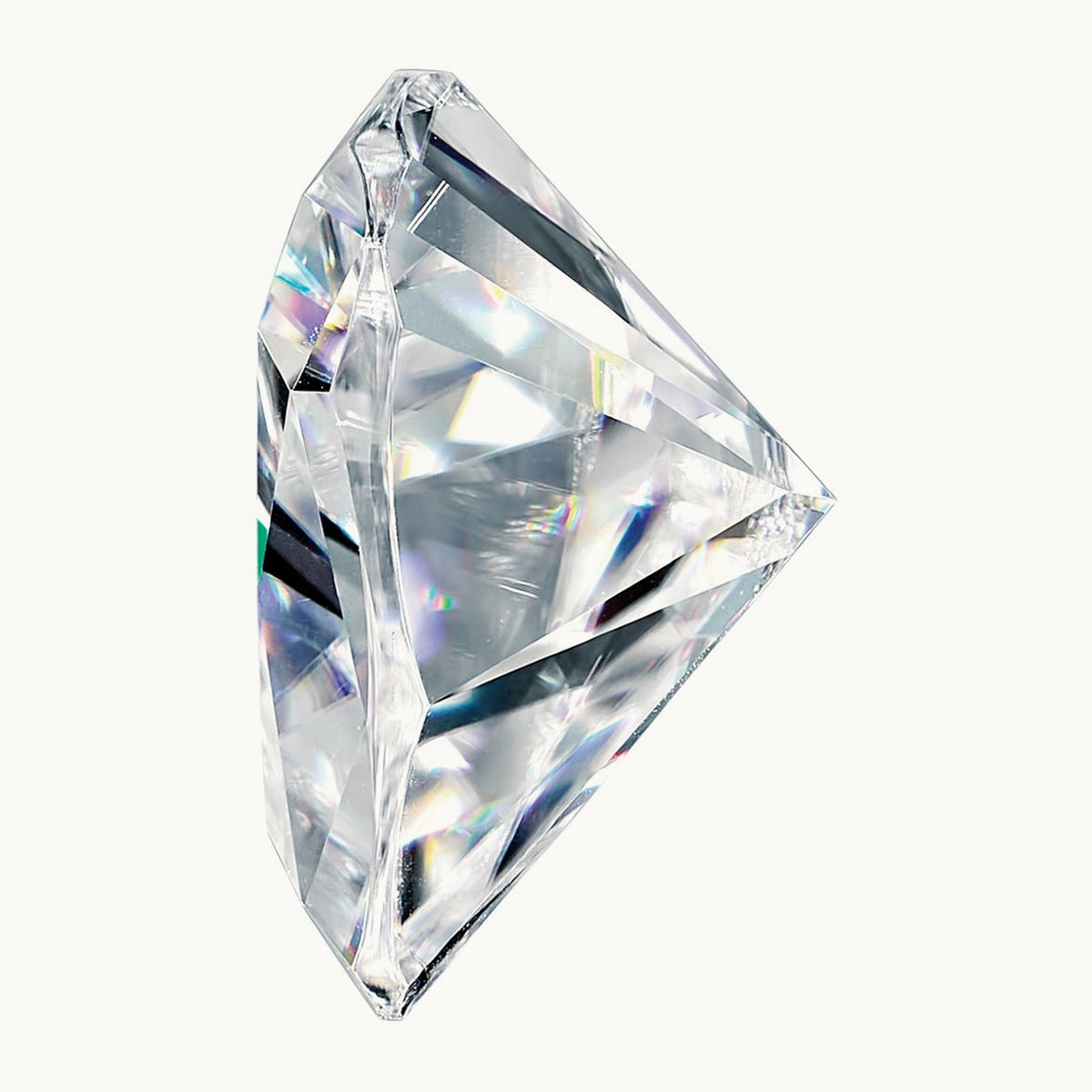 Trillion Pure Light D-E-F Moissanite, 6.5mm