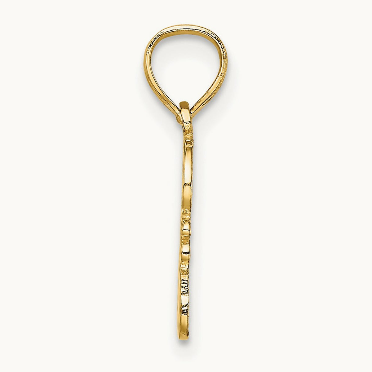 GOD HEARTS YOU Charm, 14K