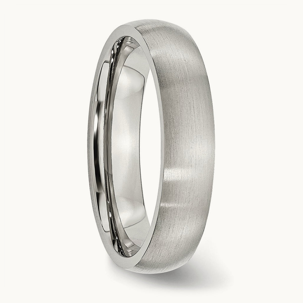 Brushed Half Round Band — 5mm