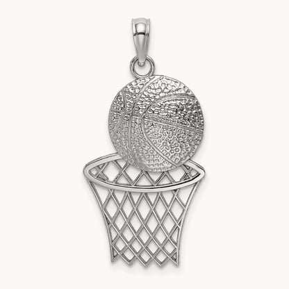 Basketball and Net Charm — photo set