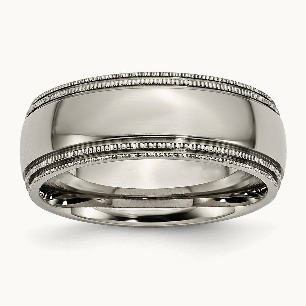 Polished Grooved and Beaded Edge Band — photo set (2)
