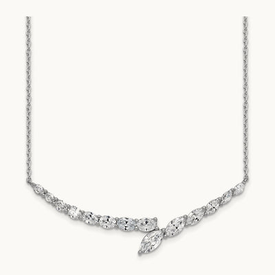Fashion Bar Necklace, 4.00 ct tw Lab-Grown Diamond
