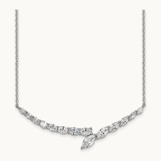 Fashion Bar Necklace, 4.00 ct tw Lab-Grown Diamond