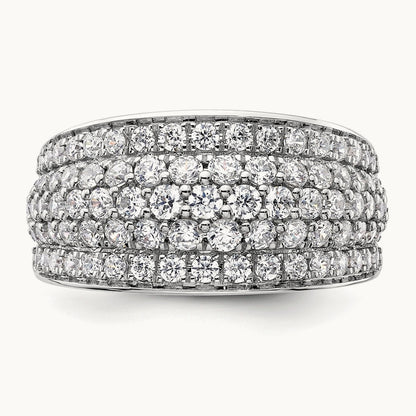 Layered Band, 1.75 ct tw Lab-Grown Diamond