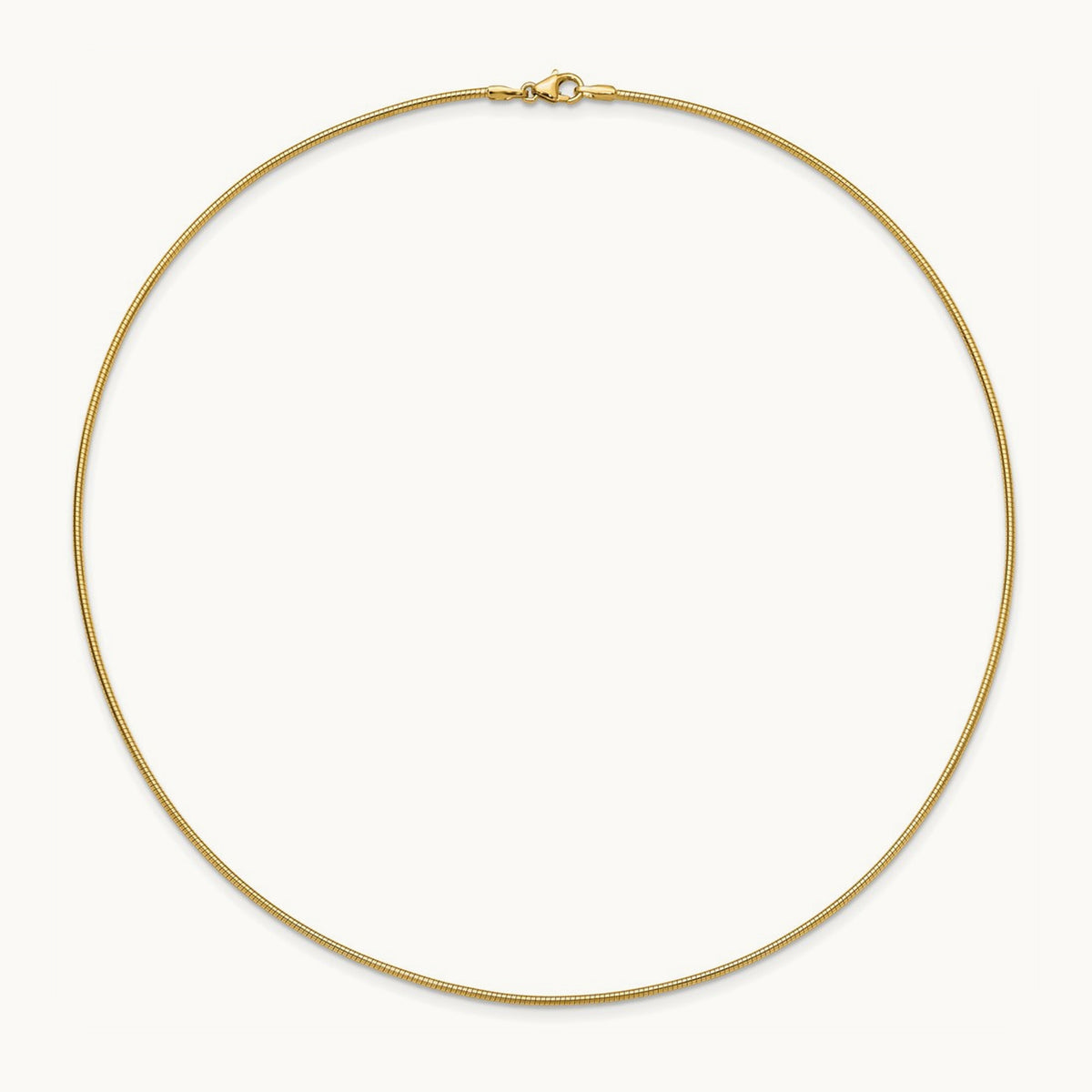 Round Omega — 14K Yellow Gold
