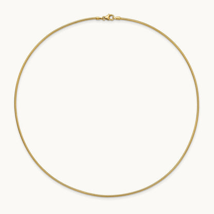 Round Omega — 14K Yellow Gold