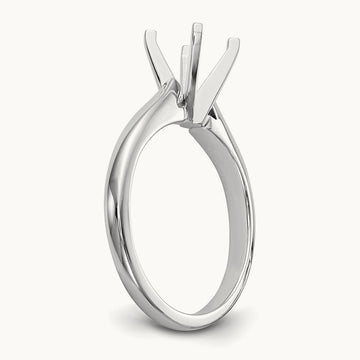 1/4ct. Medium Weight Airline 4-Prong Mounting, 14K White Gold