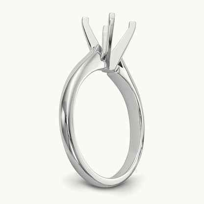 1.25ct. Medium Weight Airline 4-Prong Mounting, 14K White Gold