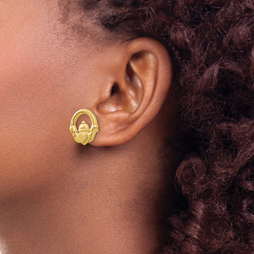 Claddagh Post Earrings — photo set