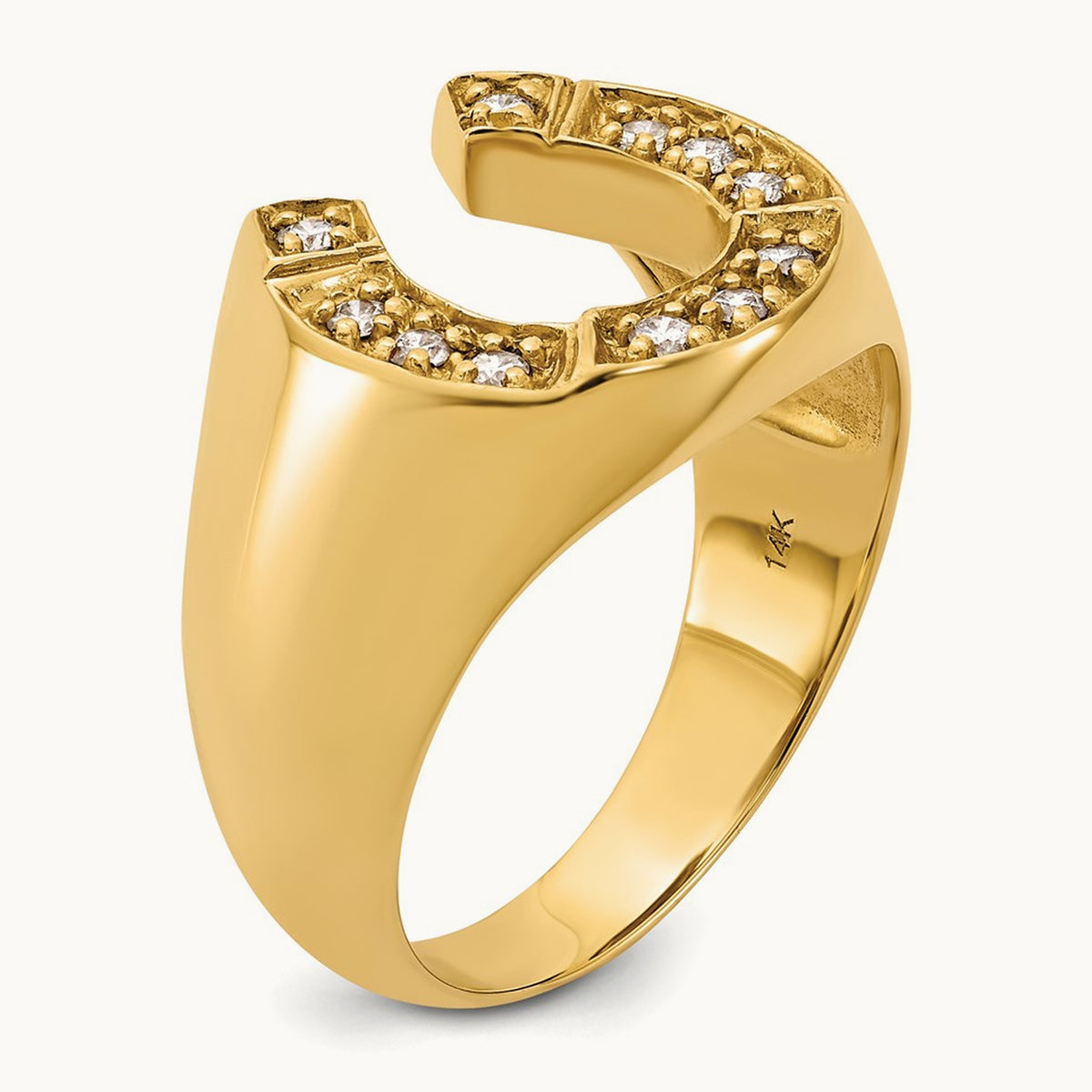 AA Diamond men's ring, 14K
