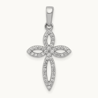 1/5ct. Diamond Cross Pendant — photo set