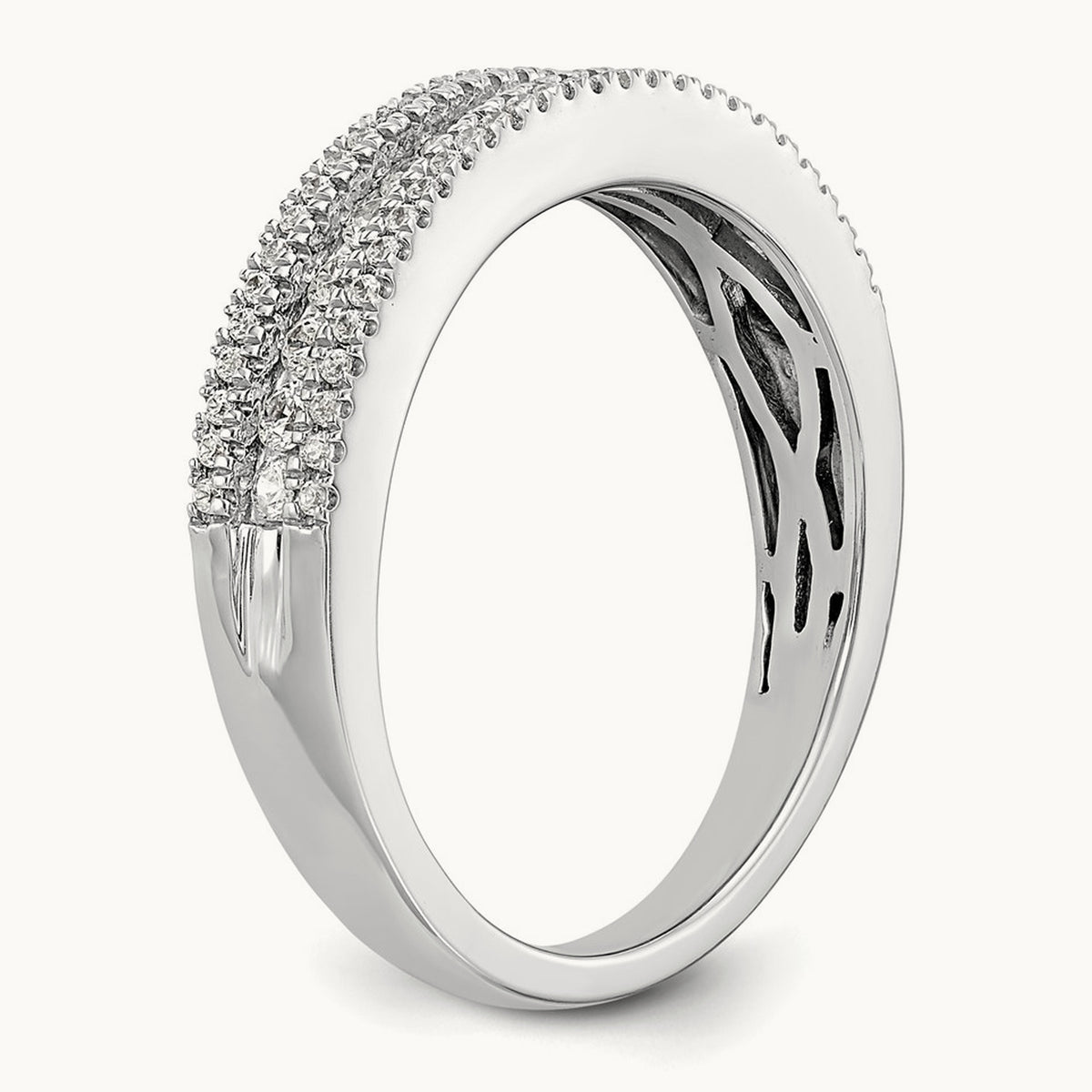 Diamond Band, 14K White Gold