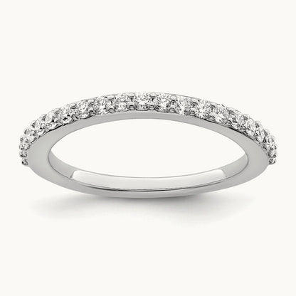 Diamond Band, 14K White Gold