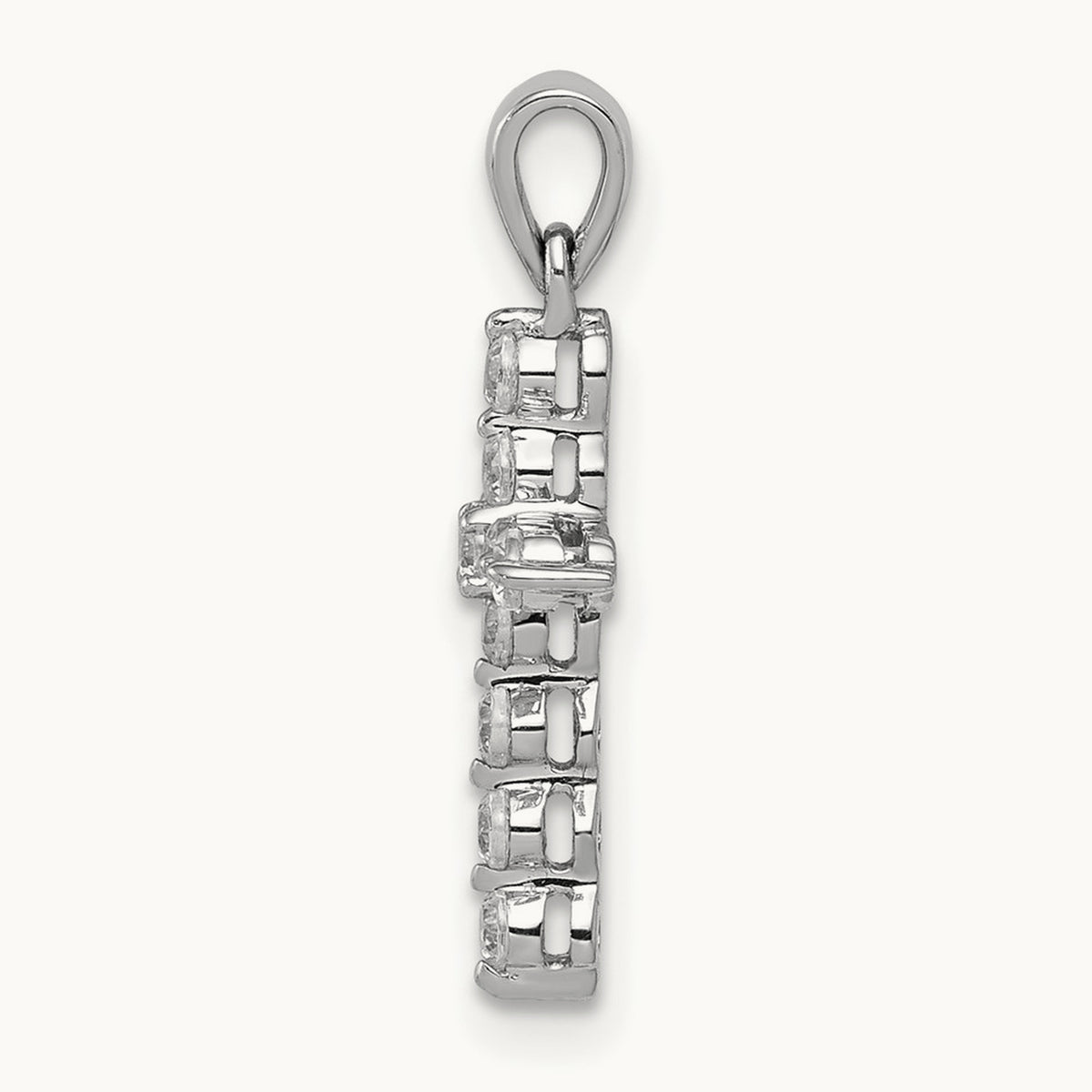 Cross Pendant, 0.25-0.50 ct tw Lab-Grown Diamond