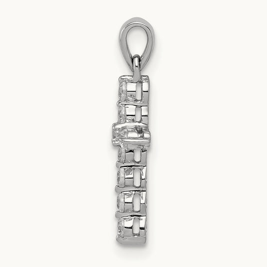 Cross Pendant, 0.25-0.50 ct tw Lab-Grown Diamond