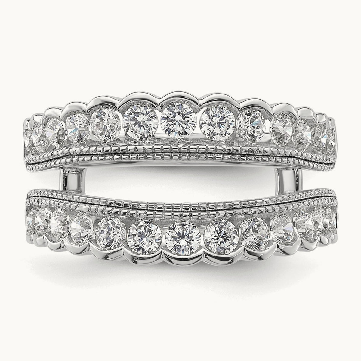 Ring Guard, 1.25 ct tw Lab-Grown Diamond — 14K White Gold