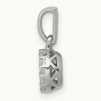 Circle Cluster Pendant, 0.25 ct tw Lab-Grown Diamond