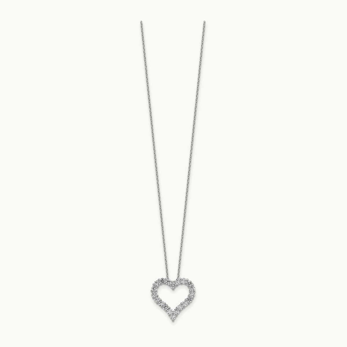 Heart Necklace, 1.00 ct tw Lab-Grown Diamond