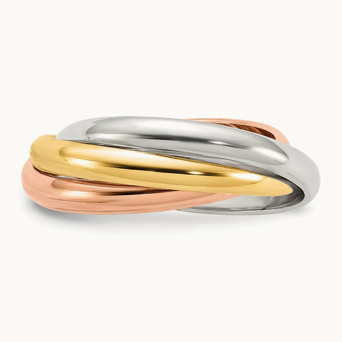 Tri-color Polished Rolling Ring — photo set (2)