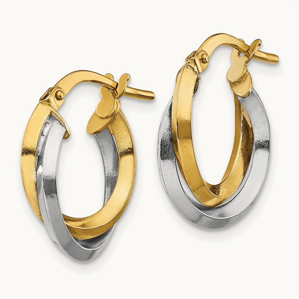 Polished Double Hoops — photo set