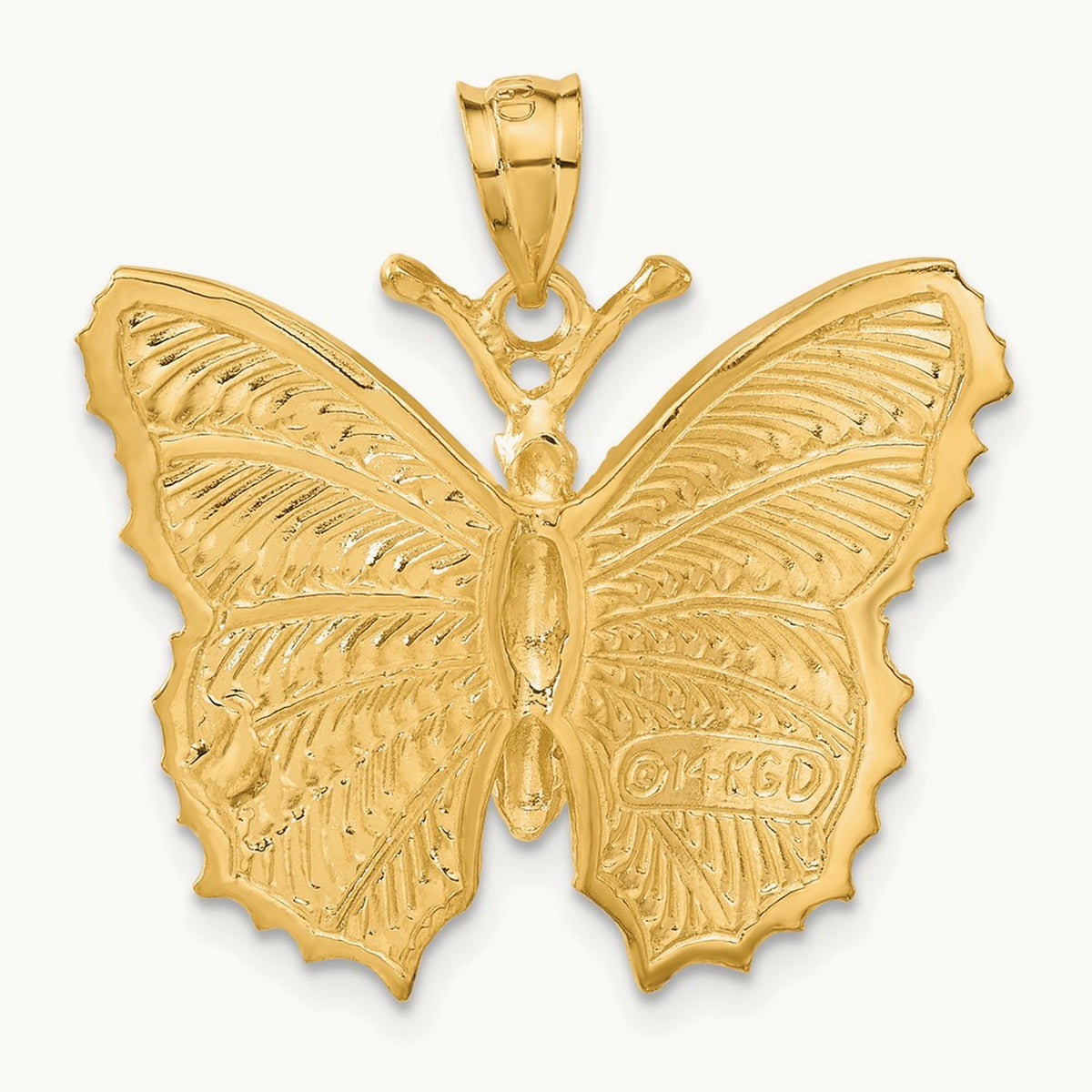 Butterfly Charm, 14K