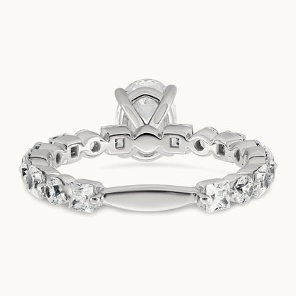 Oval Engagement Ring, 2.50 ct tw Lab-Grown Diamond