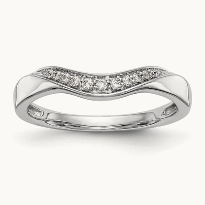 Diamond Band, 14K White Gold
