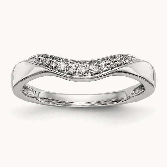 Diamond Band, 14K White Gold