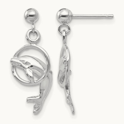 Dolphin Dangle Earrings — photo set